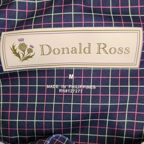 Donald Ross Men's Polo Shirt Size Medium - Picture 6 of 6